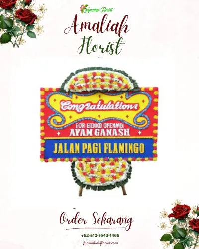 Bunga Papan Congratulation di Sedandan